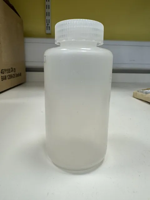 Nalgene 250ml wide mouth Lab PPCO bottle with cap