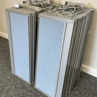 30 light blue desk dividers