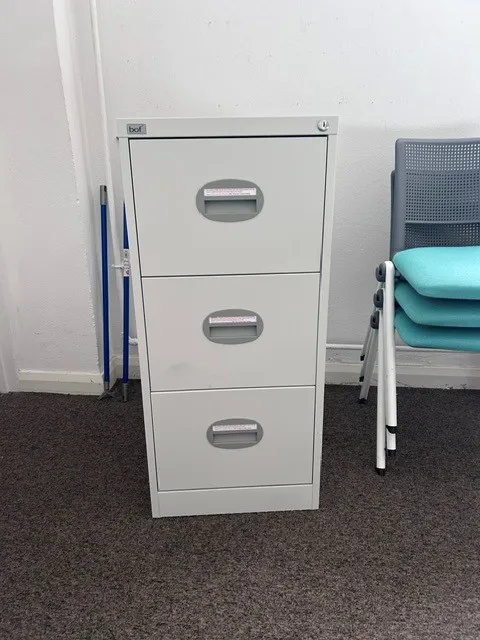 3-Drawer Metal Filing Cabinet