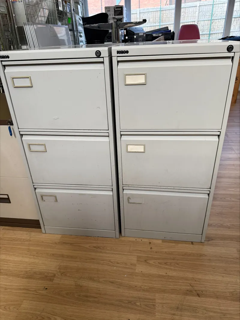 Pargo 3-Drawer Filing Cabinets (Pair)