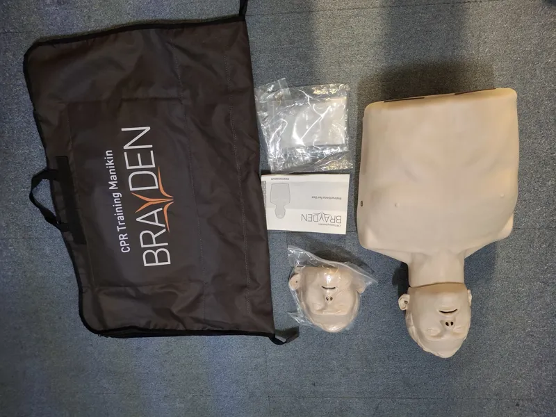 Brayden Adult Manikin with Spare Face Skin & Lung