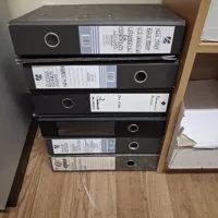 11 Black A4 lever arch files