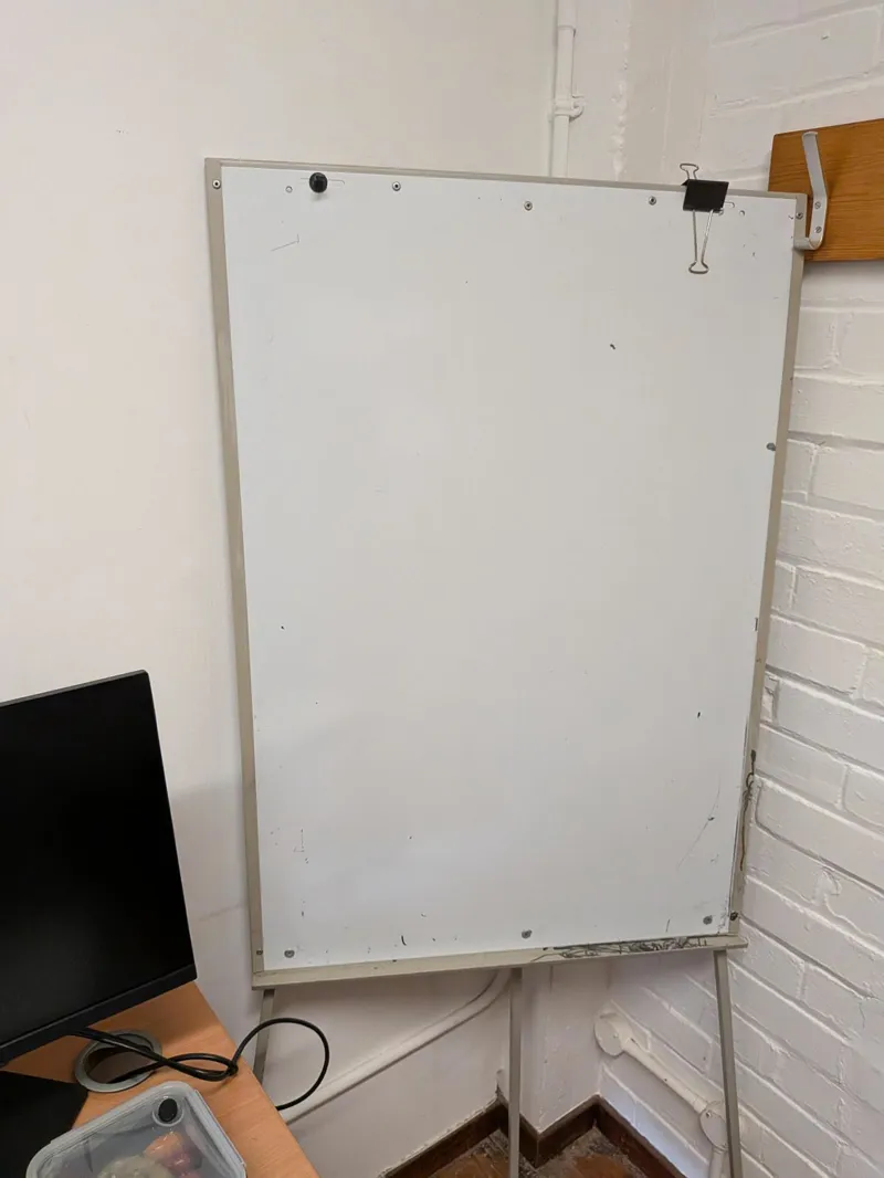 White Magnetic Whiteboard with Aluminium Frame