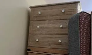 3 drawer chest pedestal oak